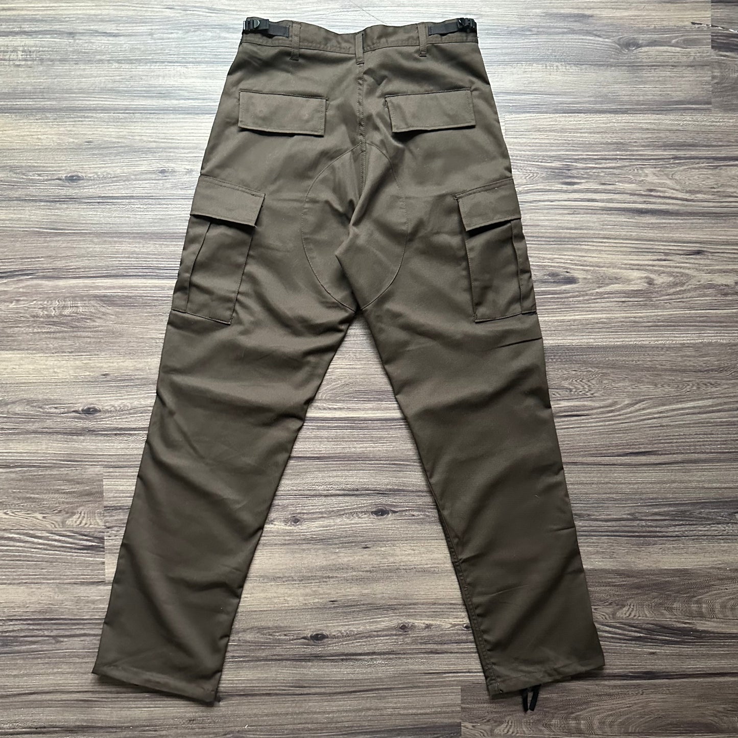 Unisex Solid Cargo Pant - Choco